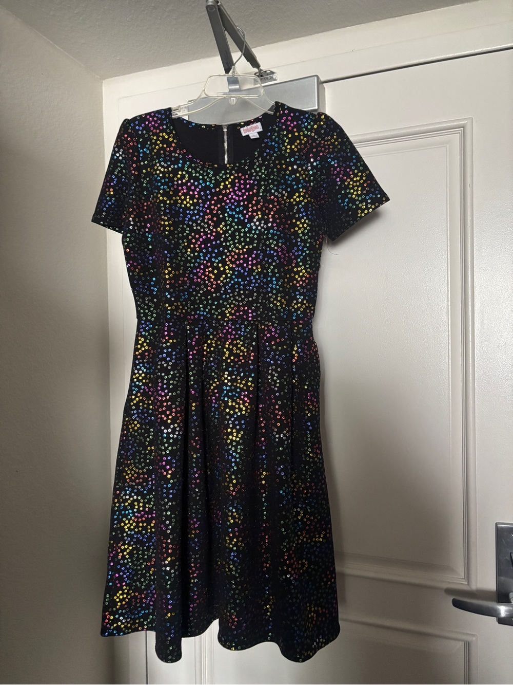 Womans Multicolored Sequin Dress